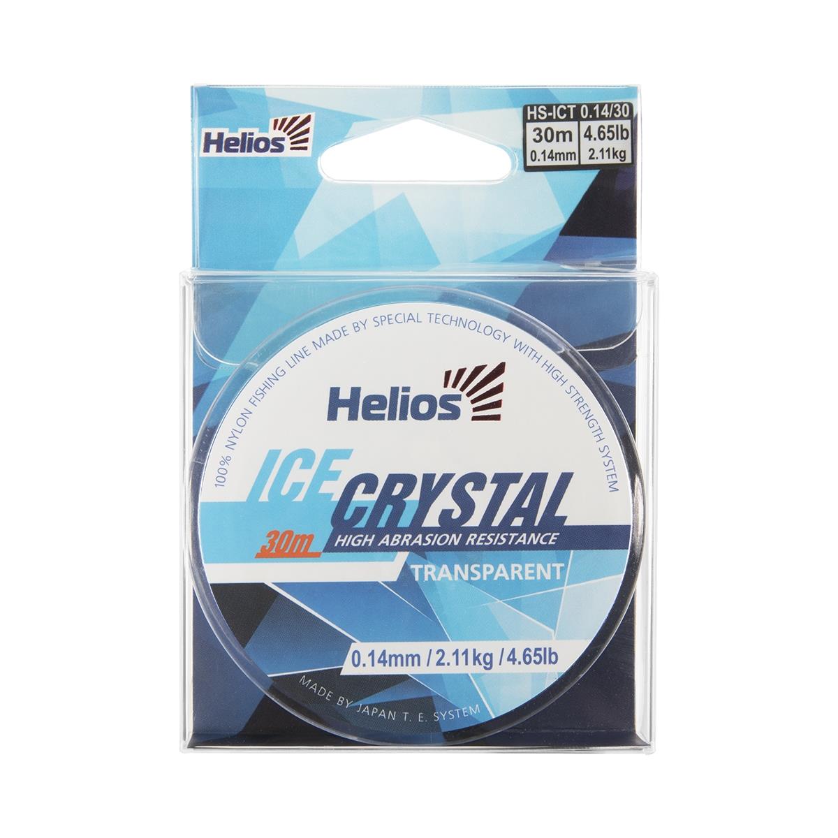 Леска ICE CRYSTAL Nylon Transparent 0,14mm/30 (HS-ICT 0,14/30) Helios( цена указана за упаковку, в количестве 10шт.)