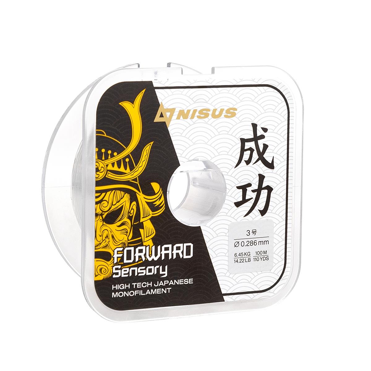 Леска FORWARD Sensory 0,286mm/100m Nylon Transparent (N-FS-0286-100) Nisus( цена указана за упаковку, в количестве 10шт.)