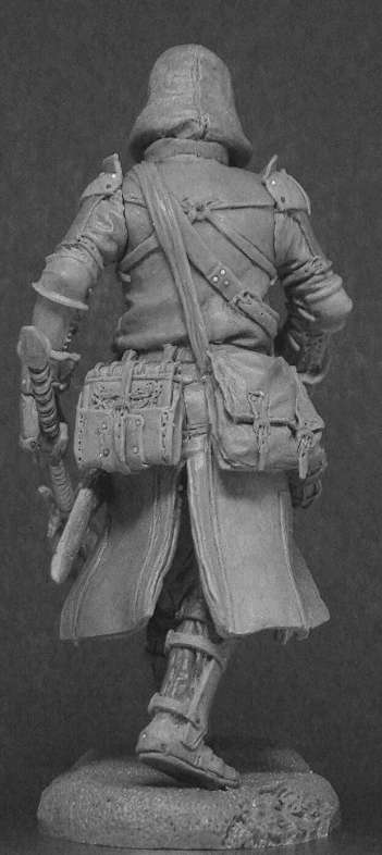 CHM-54152. Миры Фэнтези: Боевой маг (2 варианта головы). 54 мм. Материал – смола. Chronos Miniatures