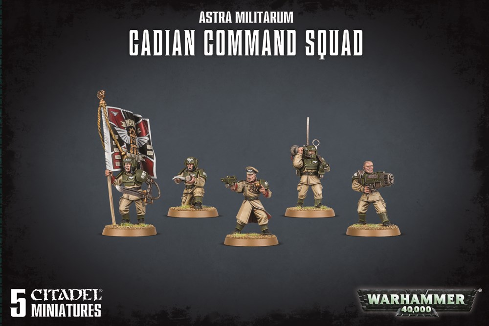 47-09GW Набор Астра Милитарум: командный отряд Кадианцев (Astra Militarum Cadian Command Squad) 47-09GW Набор Астра Милитарум: командный отряд Кадианцев (Astra Militarum Cadian Command Squad)