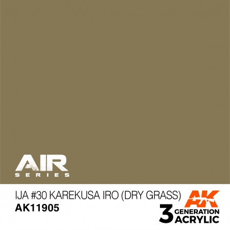 AK11905 Краска акриловая 3Gen IJA #30 Karekusa iro (Dry Grass)