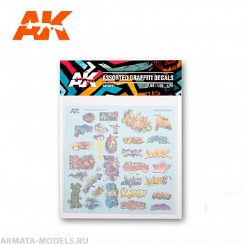 AK9091  ASSORTED GRAFFITI DECAL Set2