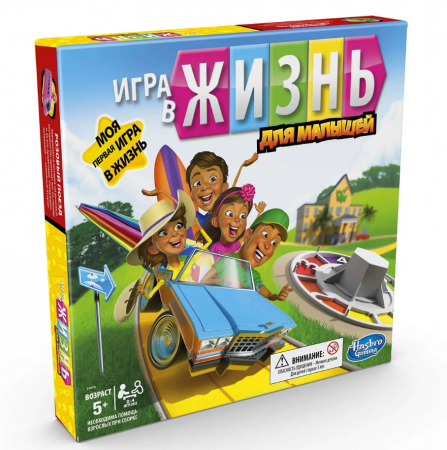 HBRE6678121 Игра настольная Игра в жизнь Джуниор