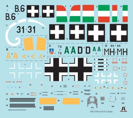 2709ИТ Самолет JU-87 D-5 STUKA Italeri
