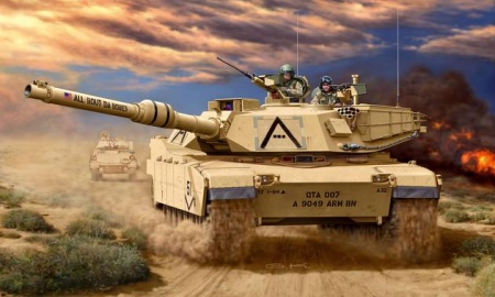 03112 Танк M 1 A1 (HA) Abrams Revell