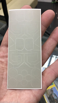 AM48274 Маска окрасочная двухсторонняя  (остекление + колеса)