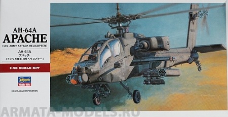 07224 Вертолет AH-64A Hasegawa