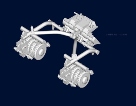 07280P M1 Panther II Mine clearing Tank Trumpeter