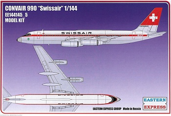 ЕЕ144145_5 Авиалайнер CV990 SWISSAIR ЕЕ144145_5 Авиалайнер CV990 SWISSAIR