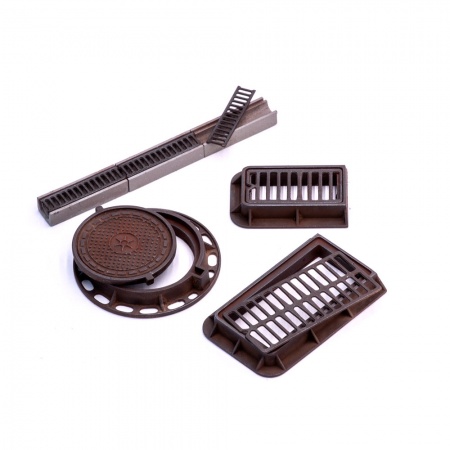 S-258 Люки и ливневая канализация, размер L MiniWarPaint