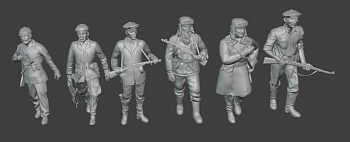 HE-72147 Миниатюра "партизаны"