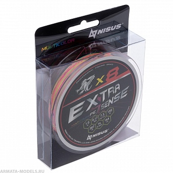 Шнур Extrasense X8 PE Multicolor 150m   1/16LB 0.17mm (N-ES-X8-1/16LB) NISUS Шнур Extrasense X8 PE Multicolor 150m   1/16LB 0.17mm (N-ES-X8-1/16LB) NISUS