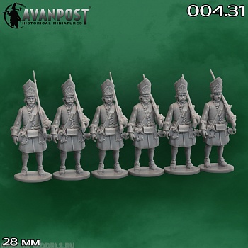 004.31АП Русские гренадёры, 1704-1721