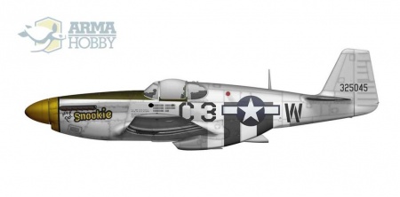 AH70038 P-51 B/C Mustang™ Arma Hobby