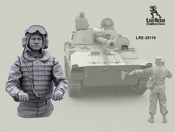 LRM35119 Современные Российские солдаты - механик - водитель в люке - торс (Не для свободной продажи)