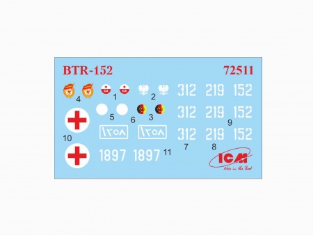 72521 БТР-152K, бронетранспортер ICM