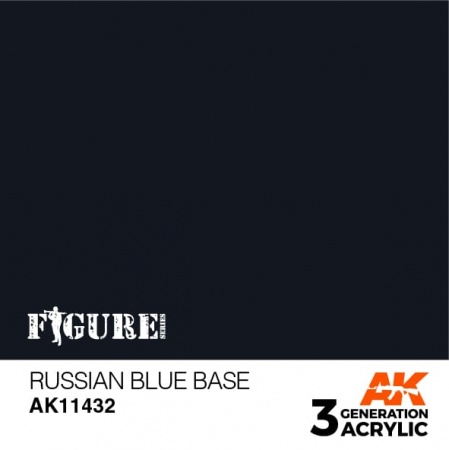 AK11432 Краска акриловая 3Gen Russian Blue Base