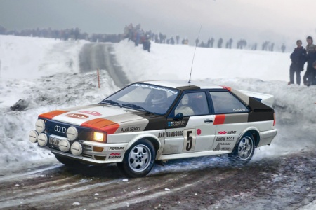 3642ИТ Автомобиль AUDI QUATTRO Ралли Italeri