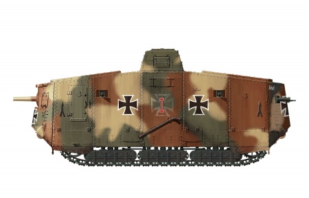 TS-017 German A7V Tank (Krupp) Meng