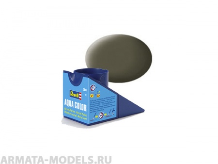 36146 Аква-краска оливковая матовая