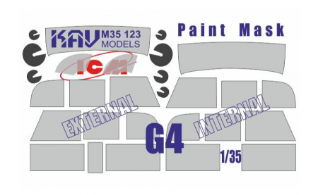 KAVM35123 Окрасочная маска на остекление G4(ICM)