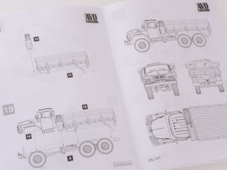 1297AVD ЗИЛ-131 бортовой AVD Models 1297AVD ЗИЛ-131 бортовой AVD Models