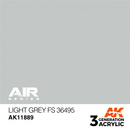 AK11889 Краска акриловая 3Gen Light Grey FS 36495