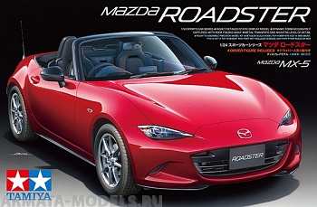 24342T Родстер Mazda MX-5, в комплекте фигурка женщины - водителя