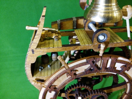 7004 часы деревянные сборная модель СВ Модель