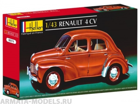 80174HL Автомобиль  Рено 4 CV (1:43) Heller