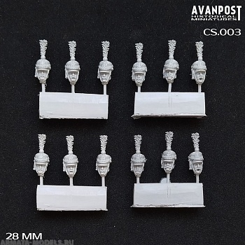 CS.003АП Головы французской пехоты, набор 02