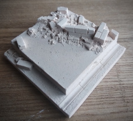 Б02AB Фрагмент тротуара с кирпичным ломом