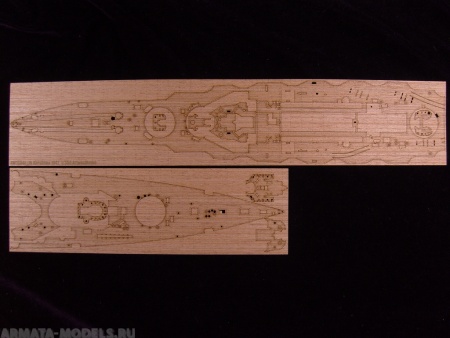 AW10046 Деревянная палуба для IJN KIRISHIMA 1942