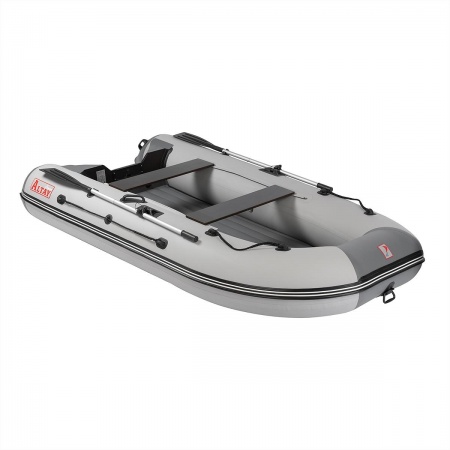 Лодка Алтай А320 белый/серый, надувное дно Тонар