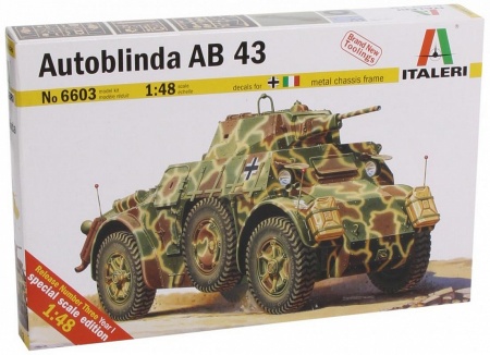 6603ИТ Танк-Грузовик Autoblinda AB 43 Italeri