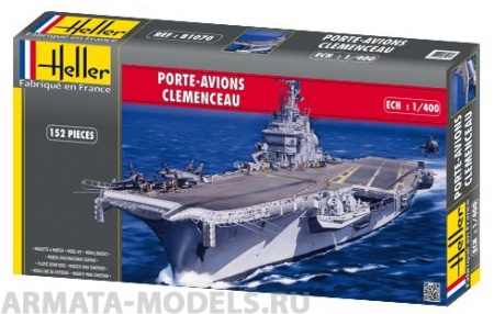 81070HL Авианосец  Клемансо (1:400) Heller