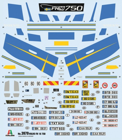 3970ИТ ГРУЗОВИК FH16 СРЕДНЯЯ КРЫША 