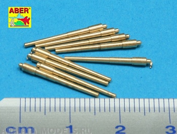 ABR-1:700-L-24  Дополнения для  Set of 9pcs 406 mm barrels for US ships : Iowa, New Jersey, Missouri, Wisconsin для  1/700 ABR-1:700-L-24  Дополнения для  Set of 9pcs 406 mm barrels for US ships : Iowa, New Jersey, Missouri, Wisconsin для  1/700