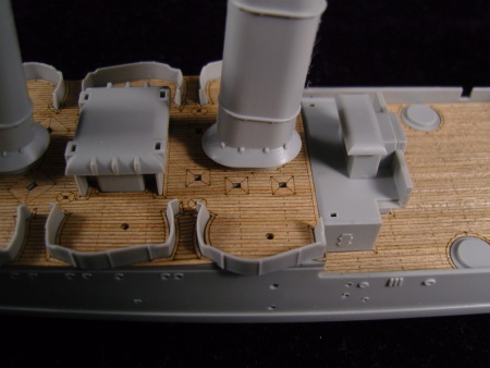 AW10067 Деревянная палуба для USS San Francisco CA-38 1942