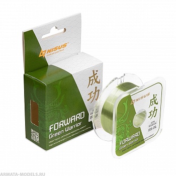 Леска FORWARD Green Warrior 0,261mm/100m Nylon (N-FGW-0261-100) Nisus( цена указана за упаковку, в количестве 10шт.)