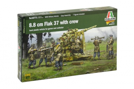 15771ИТ 8.8 cm FLAK 37 with crew Italeri