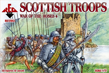 RB72043 Фигуры War of the Roses 4. Scottish troops 