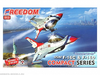 162714-FRE Thunderbirds USAF F-16C & F-16D