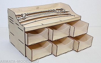 WIM-WS-002 Рабочая станция №2 c шетью ящиками. WorkStation №2. Набор для сборки WIM-WS-002 Рабочая станция №2 c шетью ящиками. WorkStation №2. Набор для сборки
