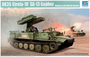 05554P Ракетная установка ЗРК 9К35 Стрела-10   (1:35)