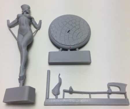 CHM-120.001. Миры Фэнтези: Непобедимая. 120 мм. Материал -смола. Chronos Miniatures