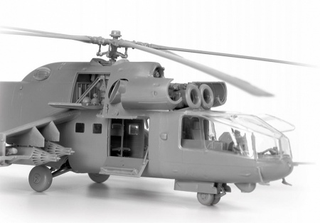 7273 Советский ударный вертолёт Ми-24А Звезда