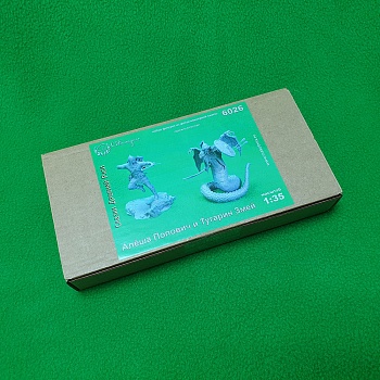 6026 миниатюра 'Алёша Попович и Тугарин Змей' масштаб 1:35