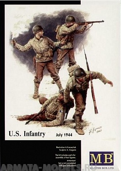 Набор фигурок MB3521 Фигуры Американская пехота 1944 года