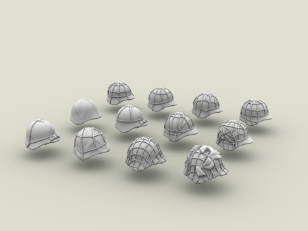 3112SOGA Набор советских касок СШ-36. SOGA Miniatures